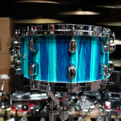 Tama MBSS65-SKA Starclassic Performer Series - Sky Blue Aurora Lacquer - 6.5 x 14" Maple/Birch Snare Drum (2023) image 6