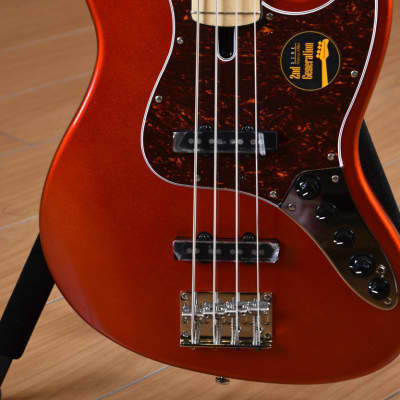 Sire Marcus Miller V7 Vintage Swamp Ash 2nd Generation Maple Neck Bright Metallic Red image 5