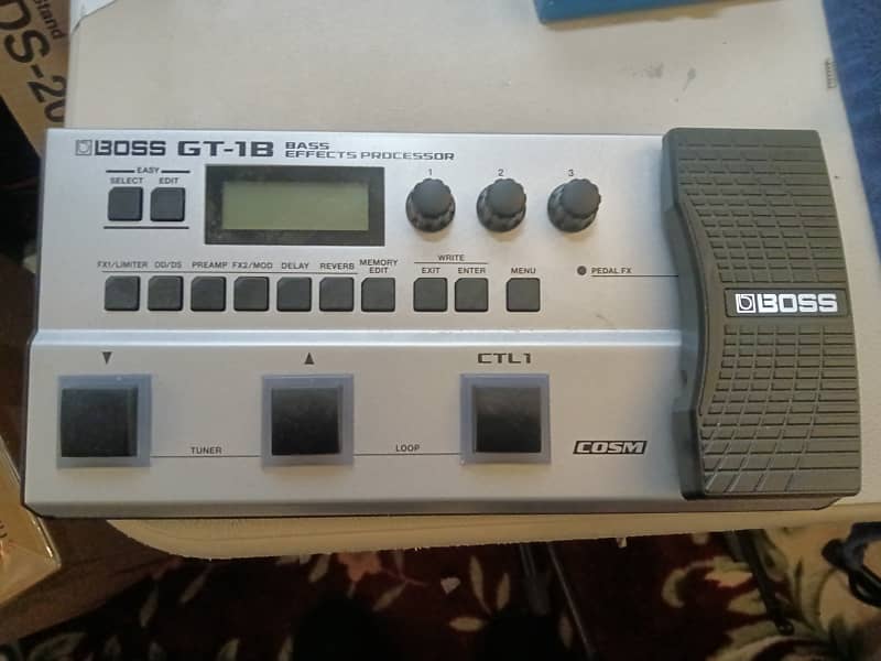 Boss GT-1B Bass Multi-Effect 2017 - Present - Silver | Reverb