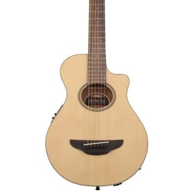 Yamaha APXT2 3/4-size Thin-line Cutaway Acoustic-Electric Guitar - Natural image 2