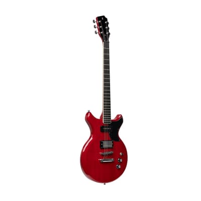 Stagg Silveray Series Double Cutaway Electric Guitar - Trans Cherry - SVY DC TCH image 7