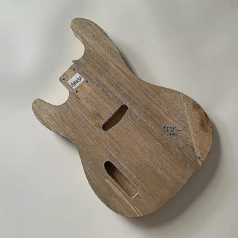 Solid Bass Guitar Unfinished Body DIY Project Reverb