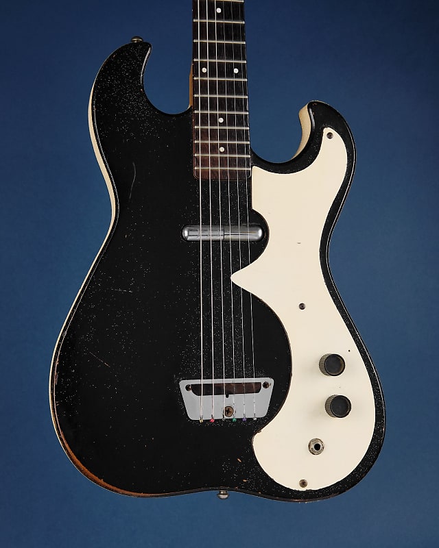 1960s Silvertone 1448 'Amp-in-Case' Black | Reverb