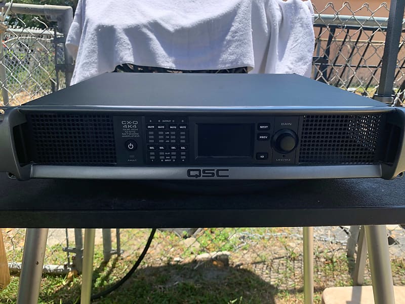 QSC CXQ 4K4 Four Channel QSYS Networked Amplifier Reverb