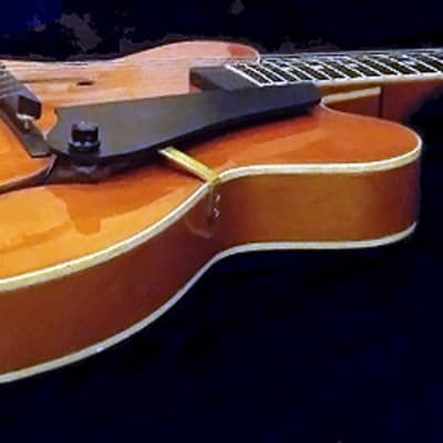 Mortoro Hollow Body Arch Top Jazz Guitar Free Flight “Volo Libero" 1994 Golden Maple image 14