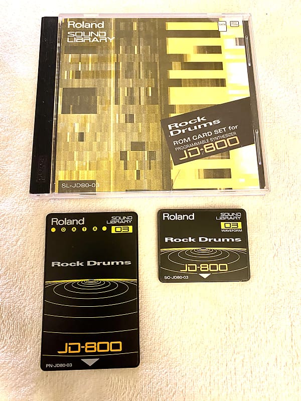 鍵盤楽器 Roland JD-800 Rock Drums SL-JD80-03 Roland JD-800 Rock Drums SL-JD80-03
