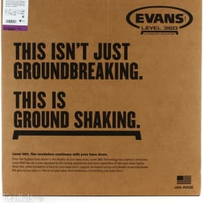 Evans EQ3 Coated Resonant Bass Drumhead - 22 inch image 3