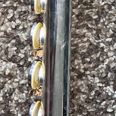Selmer model 1206 usa made Flute w/Original Hard case Silver-Plated image 5