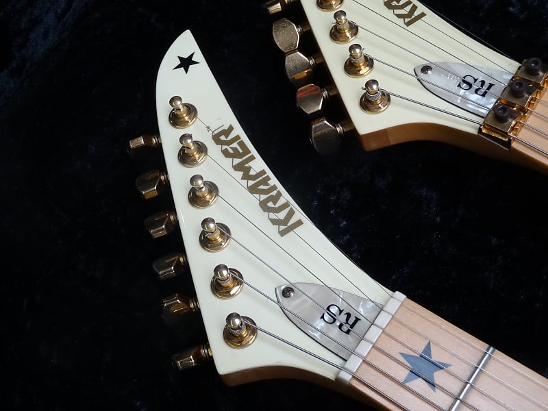 Kramer Richie Sambora Stars White Double Neck 1980's Bon Jovi Vibe