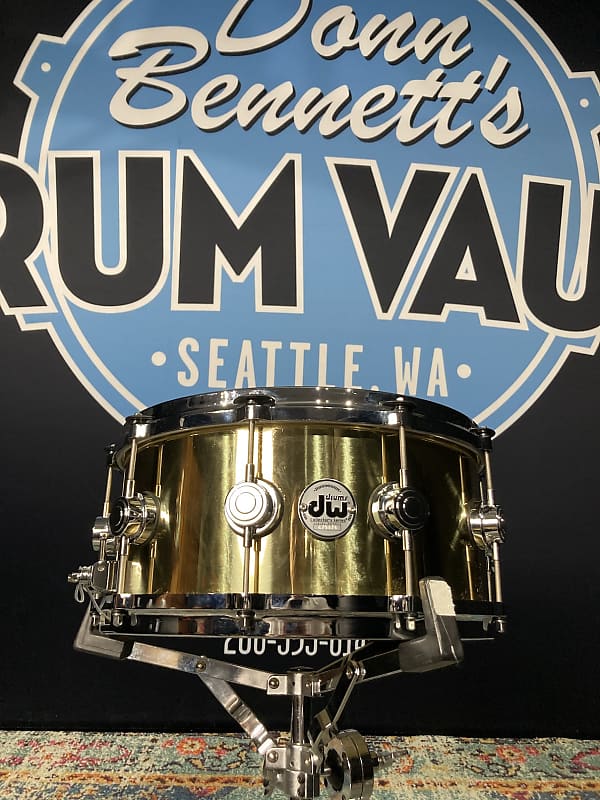 DW - 14x6.5" Collector's Series, Bell Brass Snare Drum, Immaculate 2015-2016 - Brass image 1