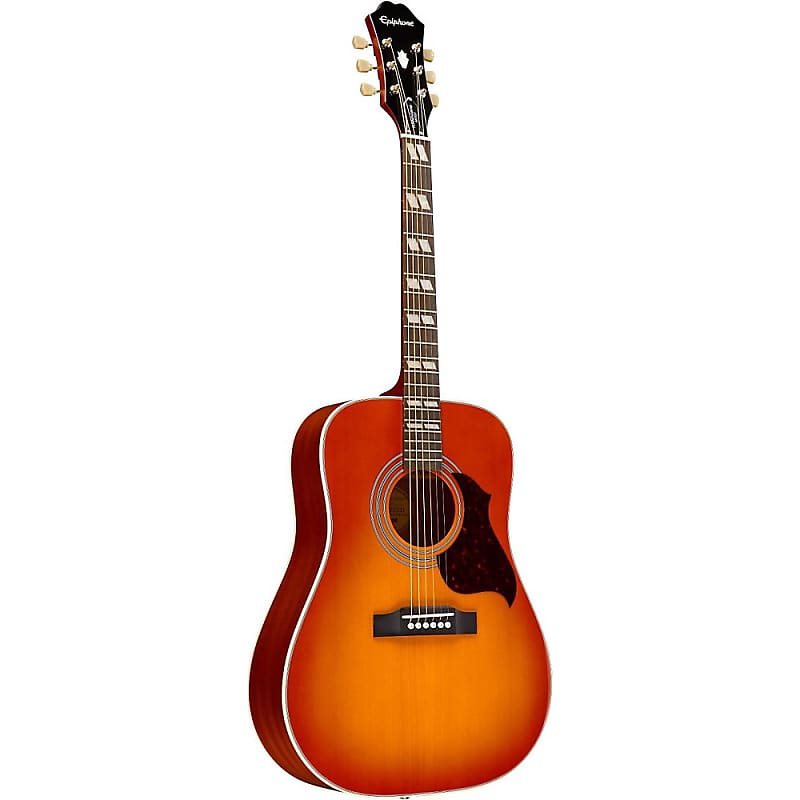 Epiphone Hummingbird Artist Acoustic Guitar Regular Faded Cherry Sunburst