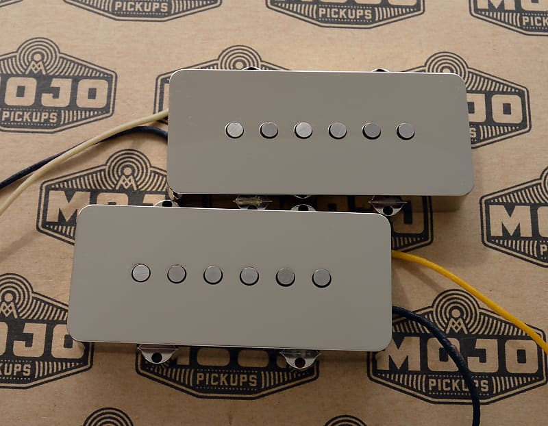 Mojo Pickups Jazzmaster Metal Cover Nickel Plated Set | Reverb Sweden