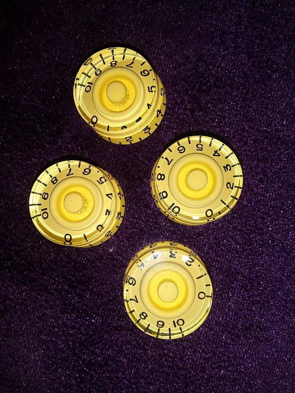Guitar speed knobs set of 4. Unknown 2020s Cream Reverb
