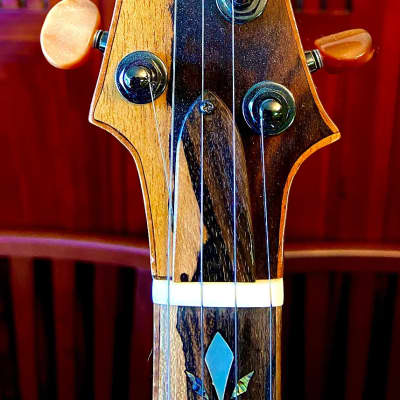 Nechville Custom Helimount 5-String Custom Banjo With Pop-Off Resonator (Ziricote and Maple) image 2