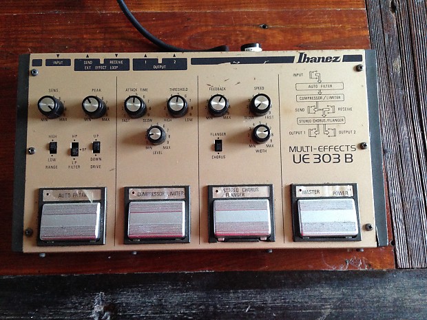 Ibanez Maxon UE 303 B Multi-Effects Pedal Bass Guitar Effect