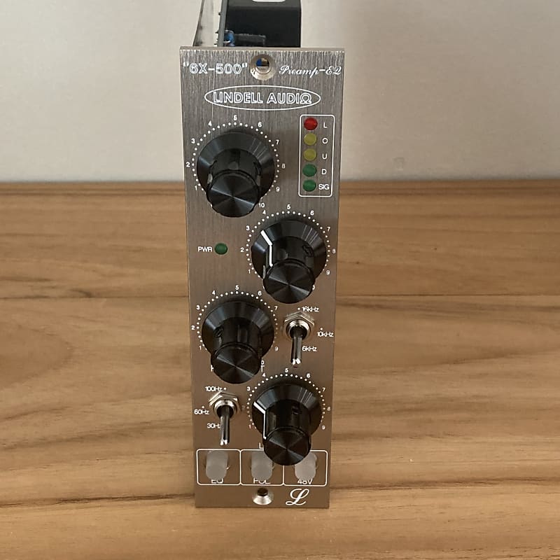 Lindell Audio 6X-500 Mic Pre / EQ 500 Series Module 2010s - Metal