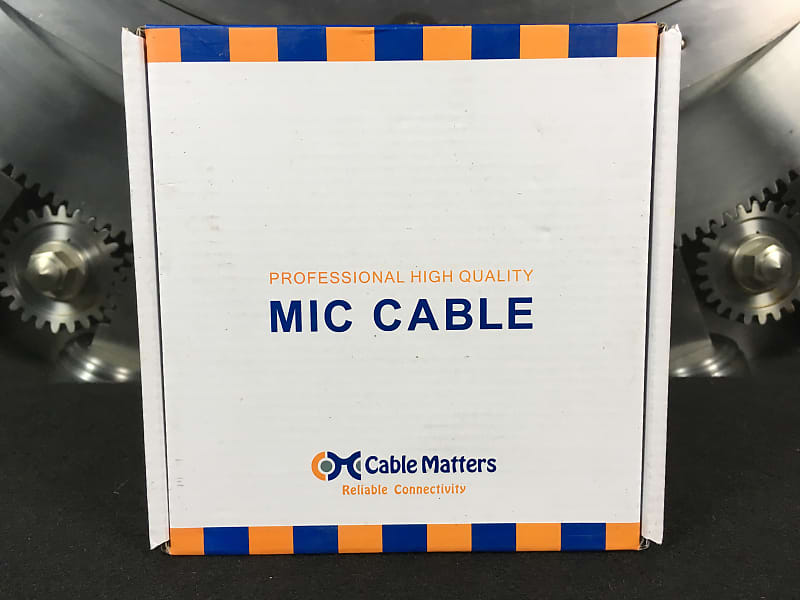 Cable Matters 6.35mm (1/4 inch) TRS to XLR Male to Male 25 Ft