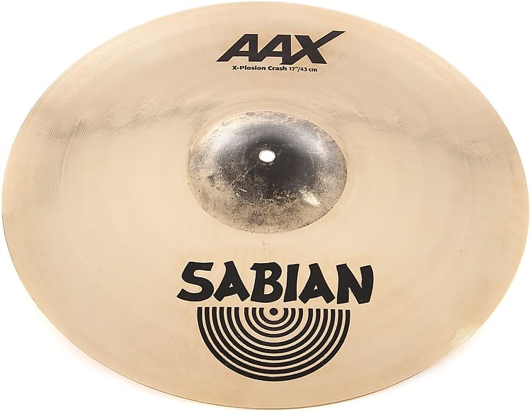 Sabian 17 inch AAX X-Plosion Crash Cymbal - Brilliant Finish image 1