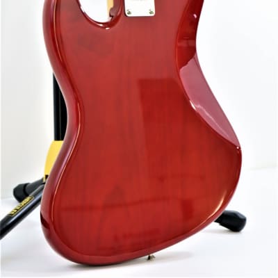 Fender Rarities Flame Ash Top Jazz Bass Red Burst image 7
