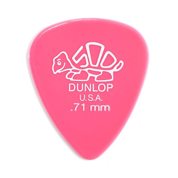 Dunlop 41P71 Delrin 500 Standard .71mm Guitar Picks (12-Pack) image 2