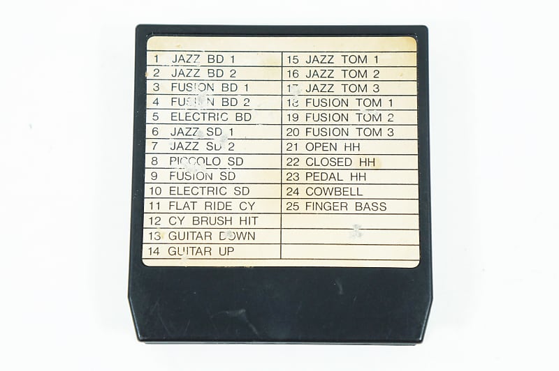 YAMAHA WRC02 Jazz & Fusion ROM Waveform Data Cartridge for