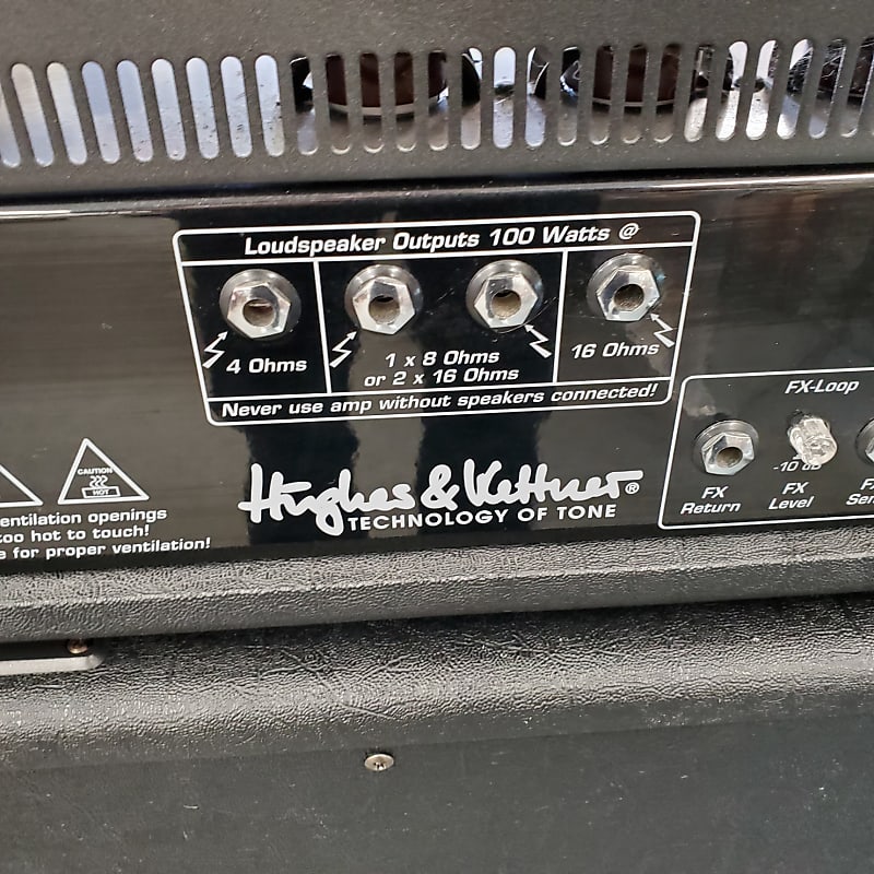 Hughes & Kettner Trilogy all tube head and 4 x 12 cabinet | Reverb