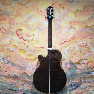 Takamine GN75CE TBK NEX Cutaway Acoustic/Electric Guitar Transparent Black (Floor Model) image 9
