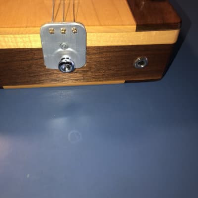 Custom Jim Stone 3 String Electric/Acoustic Cigar Box Guitar 2021 image 3