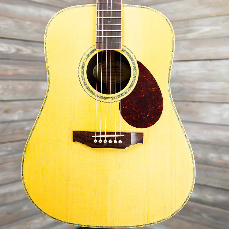 Vantage VD500SNS Dreadnought Solid Acoustic- Natural Satin | Reverb