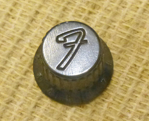 Fender HM Strat black knob, rare + original Stratocaster part Reverb