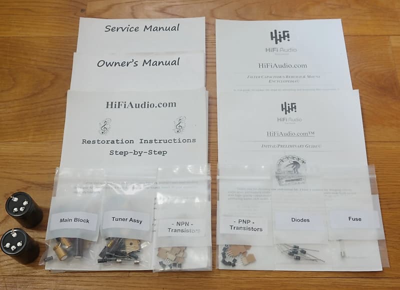 Yamaha CR-640 restoration kit filter capacitor repair rebuild fix  			