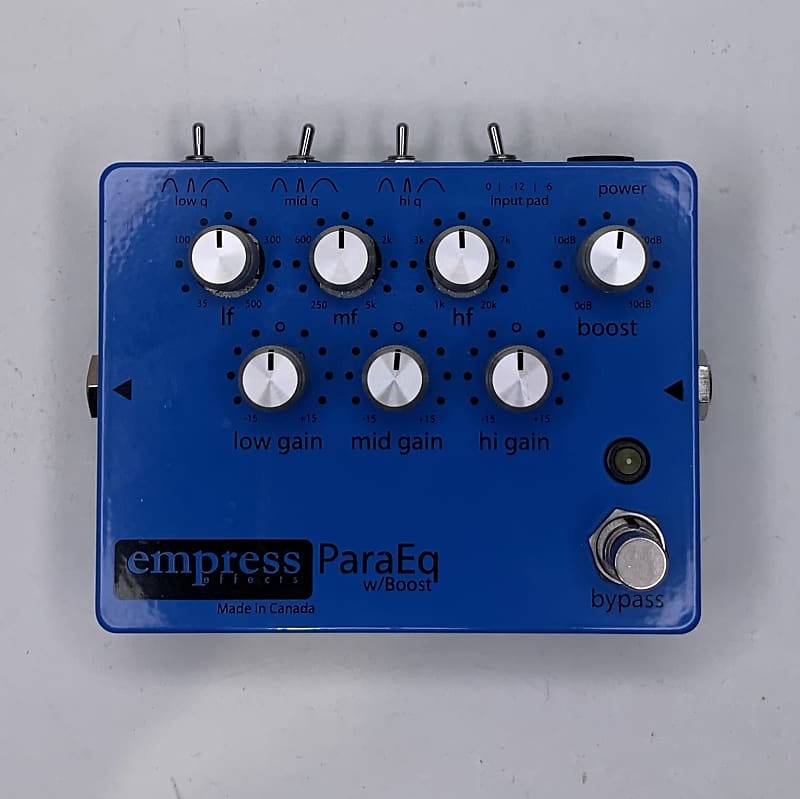 Empress ParaEQ with Boost 2010s - Blue | Reverb UK