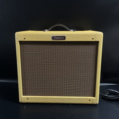 Vintage Fender Blues Junior PR-295 Tweed Combo Amp - Made in | Reverb