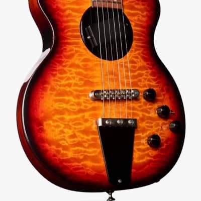 Rick Turner Model 1 Custom Deluxe Quilted Maple Burst with Full Electronics Package #5793 for sale
