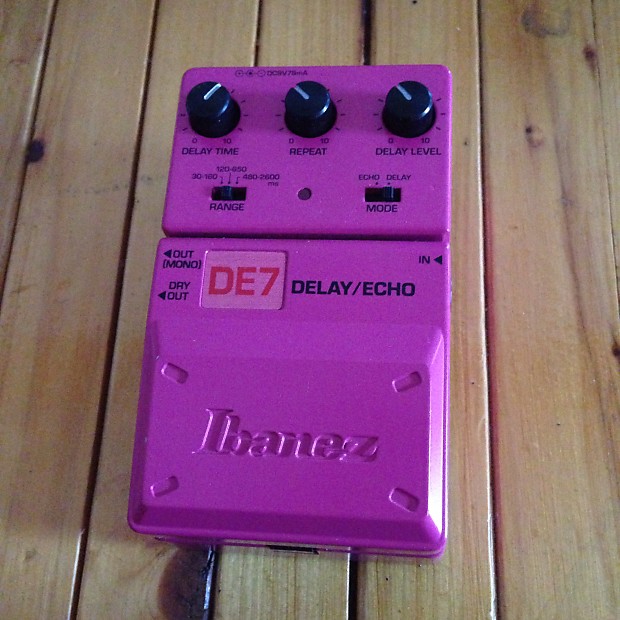 Ibanez DE7 DE7C EXTREMELY RARE PINK