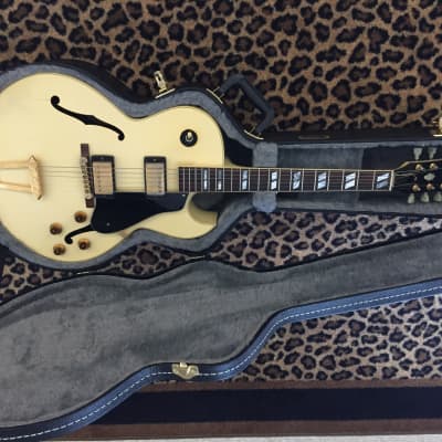 Immagine SOLD! 1987 Gibson ES-175 D in RARE aged white finish, Hollowbody electric guitar - 5