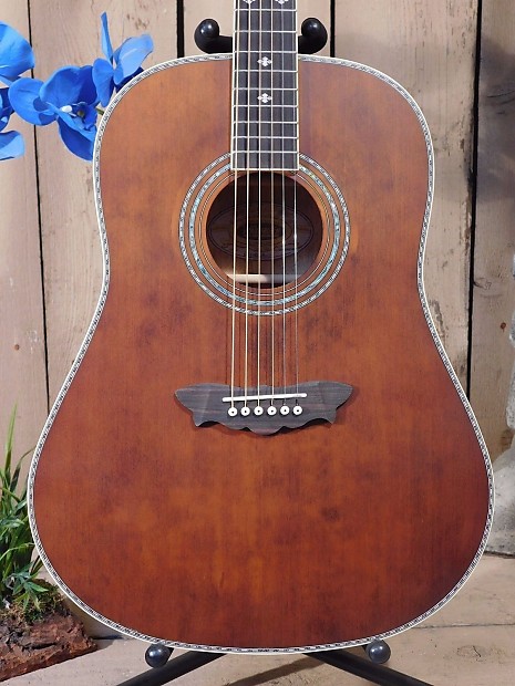 Washburn WSJ124K Vintage Series Aged Southern Jumbo Acoustic Guitar FREE CASE