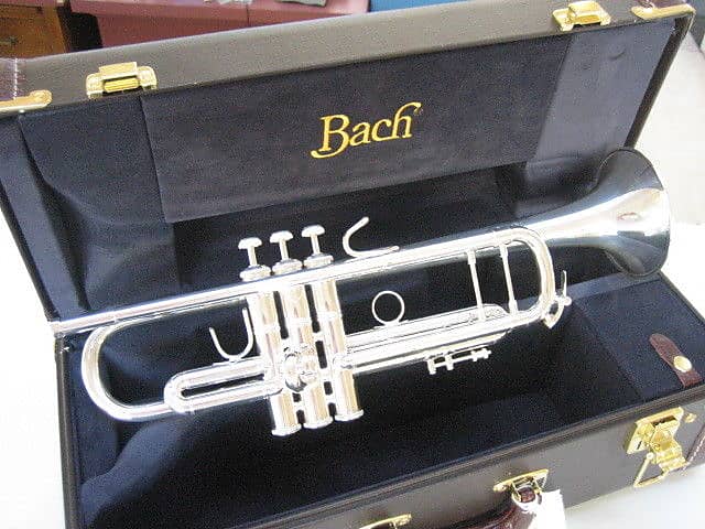 New Bach Stradivarius 180S-37 Silver Plated Trumpet | Reverb