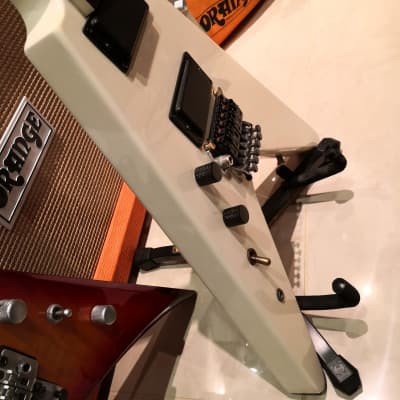 Fernandes BSV-70 1985 Aged White LH Lefty Left-Handed Southpaw Zurdo Gaucher Linkshänder image 12