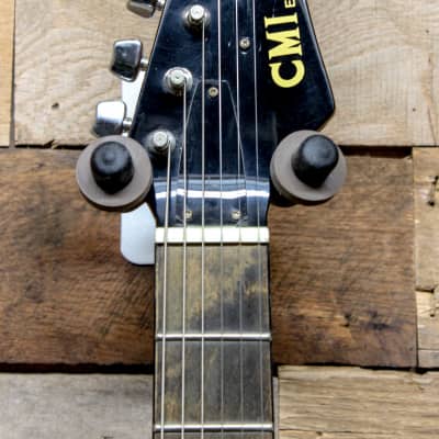 CMI E200 Vintage Black Electric Guitar image 3