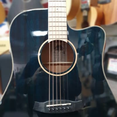 Tanglewood TW5BLA Winterleaf Blonde Dreadnought Acoustic Guitar (Aquamarine) image 3
