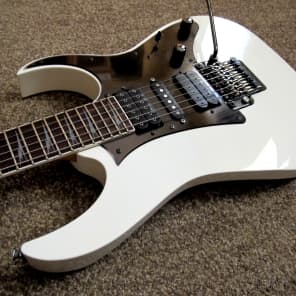 Ibanez Prestige RG2550Z-GW /2010, made in Japan / Galaxy White + Original  Hard case + Shipping in EU | Reverb