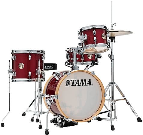 Tama Club JAM Flyer 4-Piece Shell Kit with 14 Inch Bass Drum Candy Apple Mist image 1