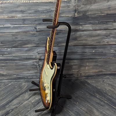 Used Fender MIJ Aerodyne Stratocaster - Flame Sunburst with Hard Case image 7