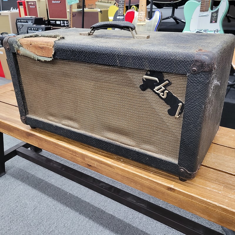 Gibson 2x10 Extention Cabinet with CTS Alnico Speakers 1970s - Black image 1