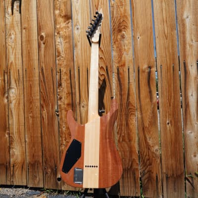 ESP USA M-II NTB NT Wild Berry Fade 6-String Electric Guitar w/ Black Tolex Case image 11