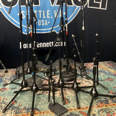 DR Pro, Pro Line, On-Stage, Ultimate, Various Brands, 14-Piece Studio Microphone Stand Set image 1