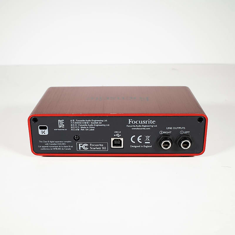 Focusrite Scarlett 2i2 USB 2.0 Audio Interface | Reverb