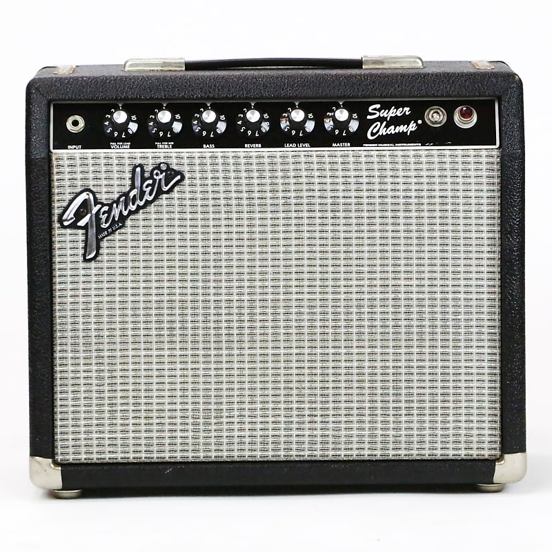 1984 Fender Super Champ Amp 10” Eminence Speaker 6V6 18-Watt | Reverb