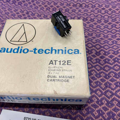Audio-Technica AT12E Phono Cartridge Elliptical Stylus Original Box Audiophile Record Vinyl Player T image 1